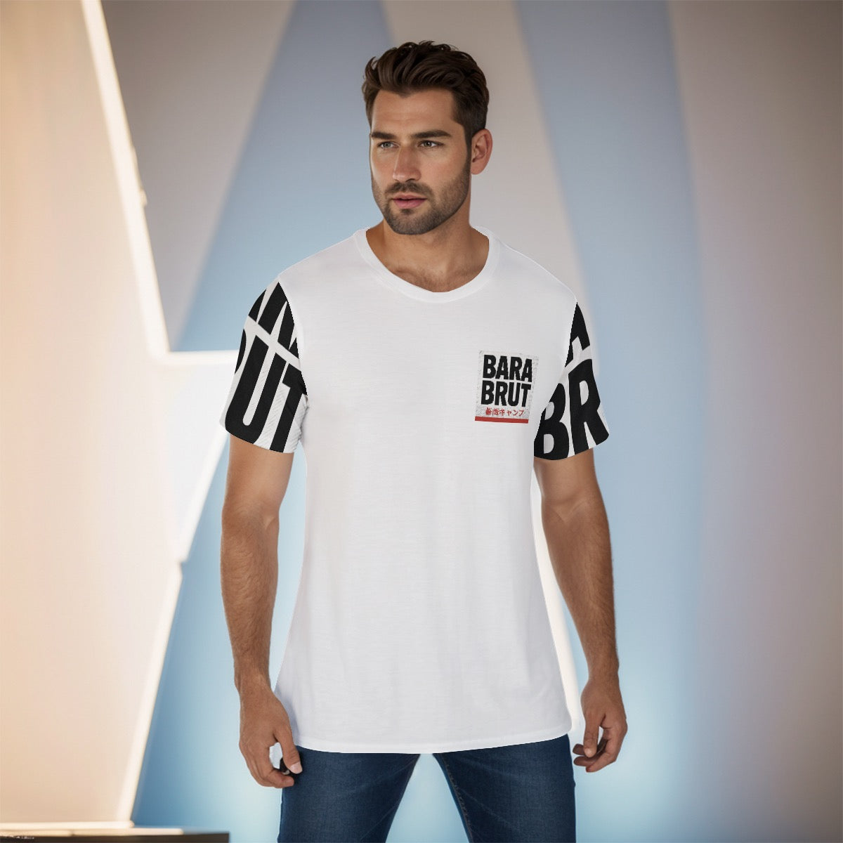 Bara Icon Ryan T-Shirt – Sexy Gym-Inspired Men’s Graphic Tee | Bodybuilder Art Shirt