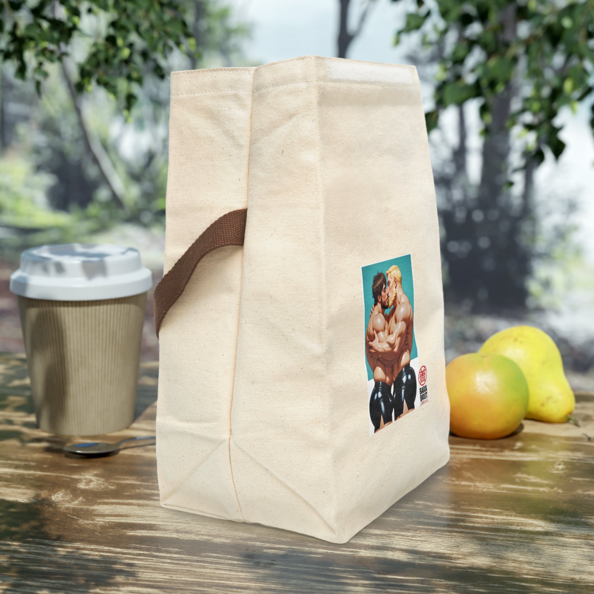 Bara Marco & Leo - Canvas Lunch Bag With Strap